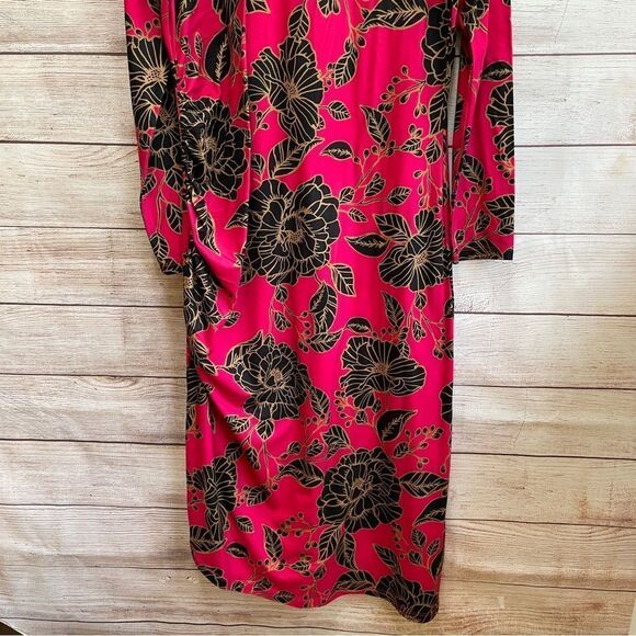 G.I.L.I. MAXI DRESS IN RED FLORAL - Picture 3 of 6